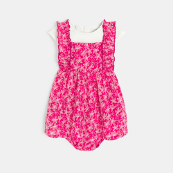 فستان زهري وتيشيرت وردي...